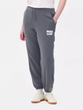 Bedrukte joggingbroek met omgeslagen boorden