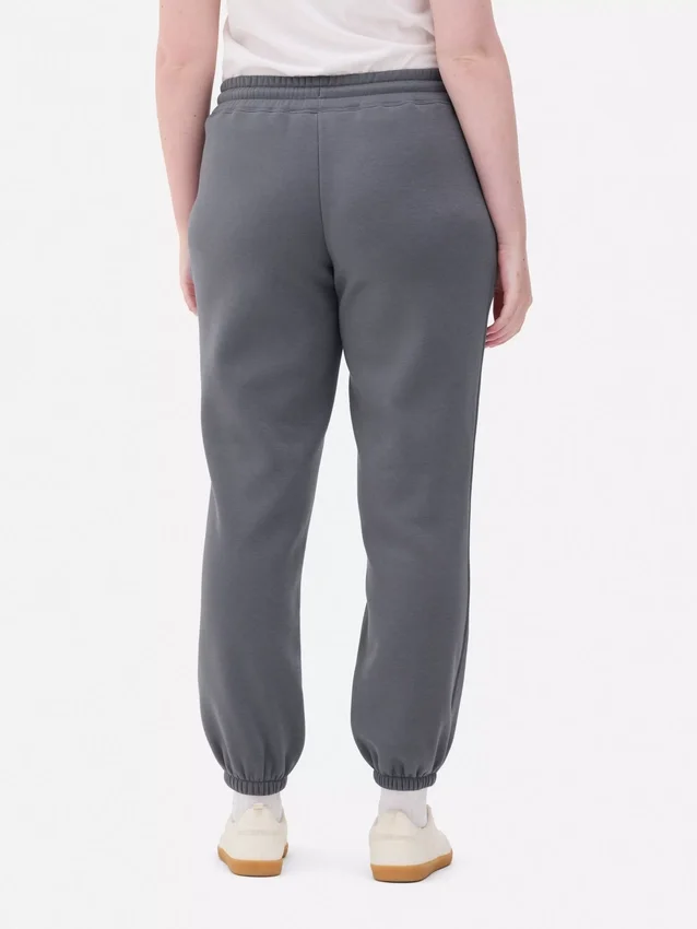 Bedrukte joggingbroek met omgeslagen boorden
