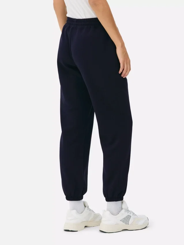Bedrukte joggingbroek met omgeslagen boorden