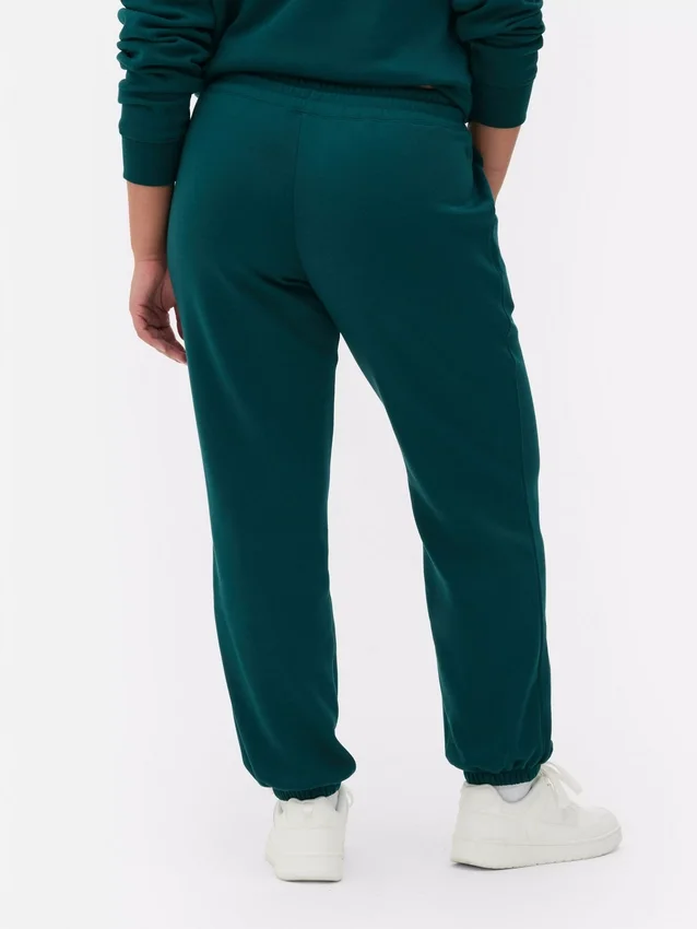 Bedrukte joggingbroek met omgeslagen boorden