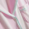 Bedrukte korte boyfriend-pyjama's