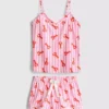 Bedrukte korte pyjama's