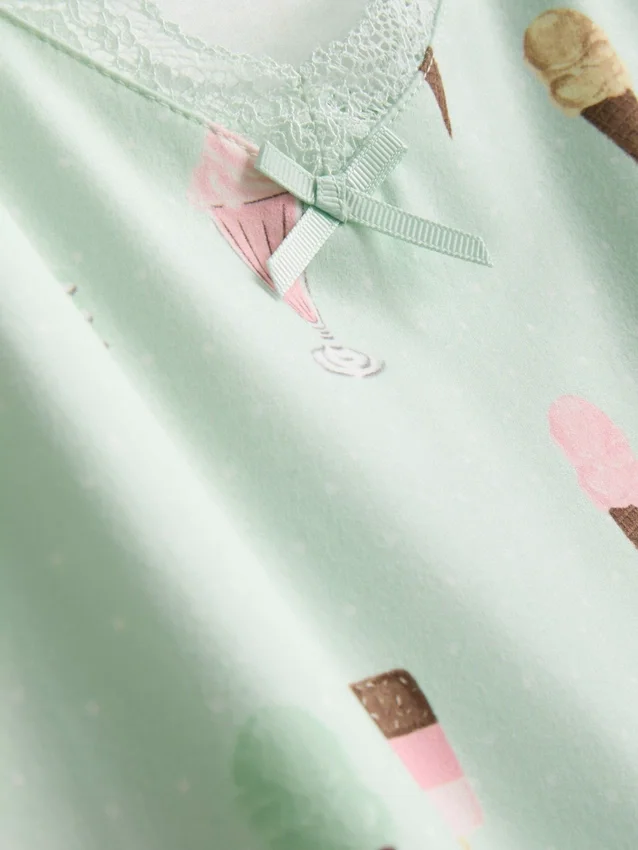 Bedrukte korte pyjama's
