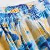 Bedrukte strandbroek met wijde pijpen