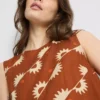 Bedrukte tanktop van katoenmix