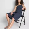Bermudashort met relaxte textuur