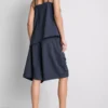 Bermudashort met relaxte textuur