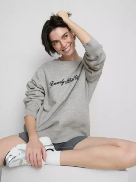 Beverly Hills-sweatshirt met hoog katoengehalte