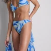 Bikinibroekje met abstracte wervelmotieven