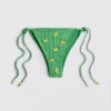Bikinibroekje met bananenprint en strikjes aan de zijkant