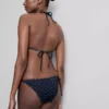 Bikinibroekje met print en strik aan de zijkant