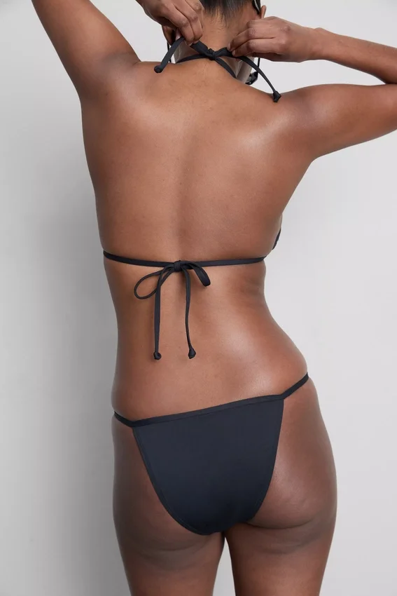Bikinibroekje met strass-steentjes