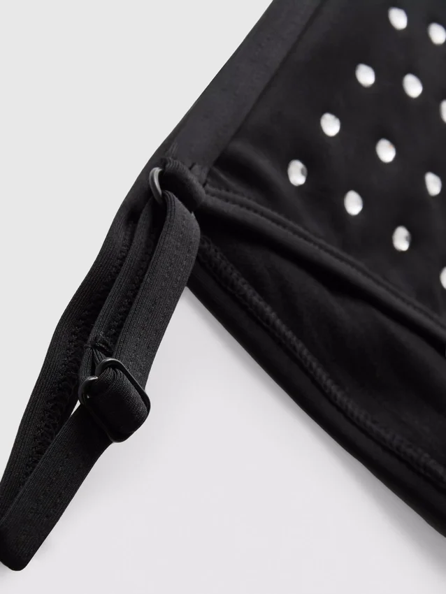 Bikinibroekje met strass-steentjes