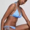 Bikinisets met driehoekige top en strikjes aan de zijkanten