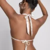 Bikinitop met halternek en bandana-print