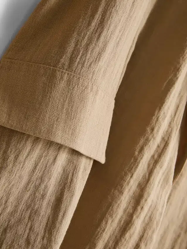 Blazer met gekartelde revers en structuur