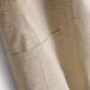 Blazer met korte mouwen van een linnenmix