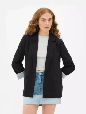 Blazer met relaxte pasvorm