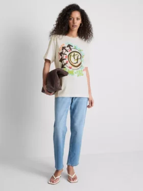 Blink 182 katoenen T-shirt met logo in relaxte pasvorm