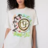 Blink 182 katoenen T-shirt met logo in relaxte pasvorm