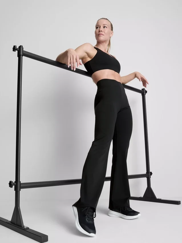 Bodysculpt performance legging met hoge taille en uitlopende pijpen