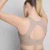 Bodysculpt sportieve crop-top met uitsnijdingen