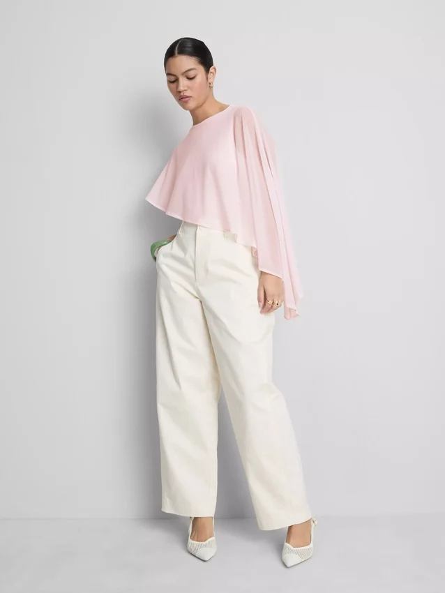 Bodysuit met cape-overlay