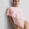 Bodysuit met cape-overlay