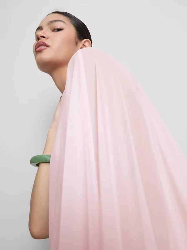 Bodysuit met cape-overlay