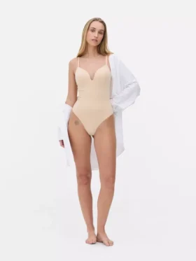 Bodysuit met uitgesneden string