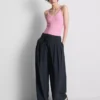 Bodysuit met V-hals en bandjes