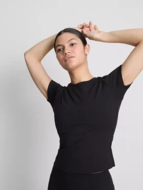 Boterzacht, getailleerd T-shirt