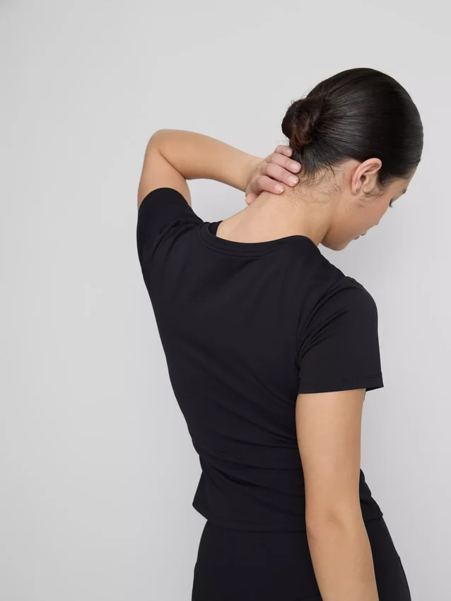 Boterzacht, getailleerd T-shirt