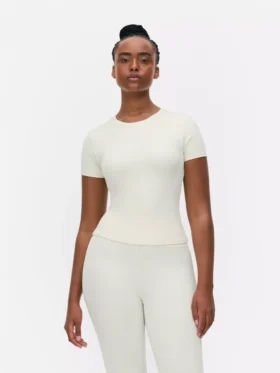 Boterzacht T-shirt met korte mouwen