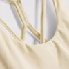 Boterzachte crop top met bandjes