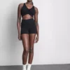 Boterzachte gerimpelde crop top