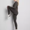Boterzachte sportlegging met hoge taille