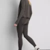 Boterzachte sportlegging met hoge taille