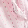 Boyfriend-nachthemd met bloemenprint