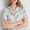 Boyfriend-pyjama's met korte broek en print van Disney's 101 Dalmatiërs