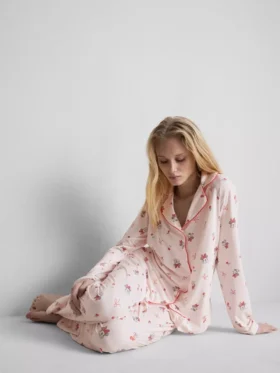 Boyfriend-pyjama's met Minnie Mouse-print van Disney