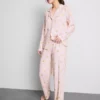 Boyfriend-pyjama's met print