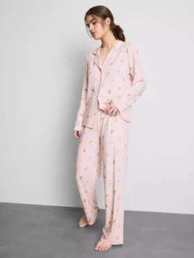 Boyfriend-pyjama's met print