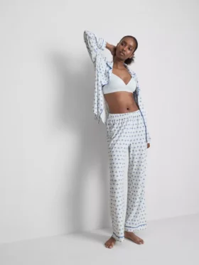 Boyfriend-pyjama's met print