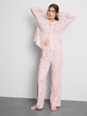 Boyfriend-pyjama’s met print