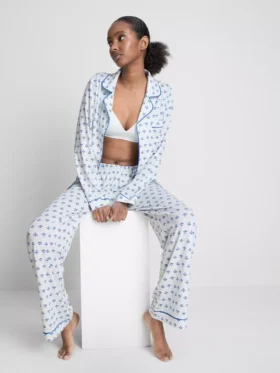 Boyfriend-pyjama’s met print