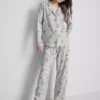 Boyfriend-pyjama's met Snoopy-print