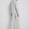 Boyfriend-pyjama's met Snoopy-print