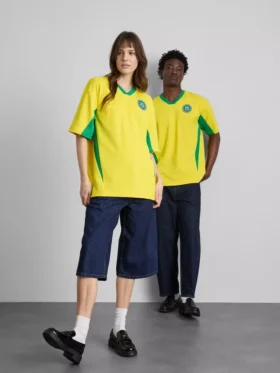 Brazil T-shirt met korte mouwen van mesh
