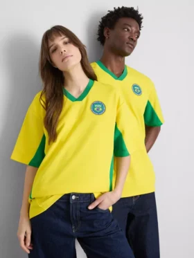 Brazil T-shirt met korte mouwen van mesh